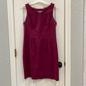 Wine sleeveless dress.